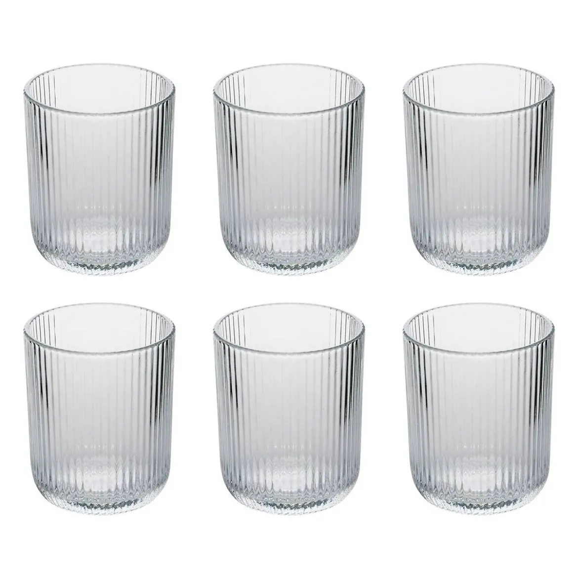 Lot de 6 gobelets bas "Ema"