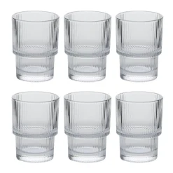 Lot de 6 gobelets bas  
