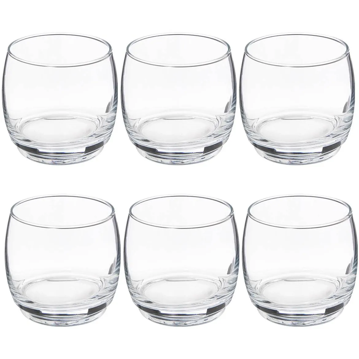 Lot de 6 gobelets bas "Empil'Eau"