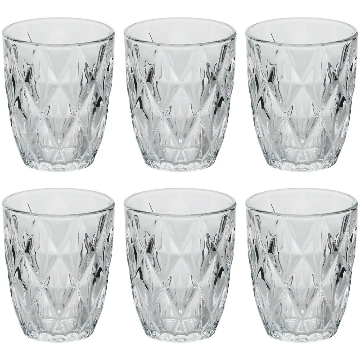 Lot de 6 gobelets bas "Lea"