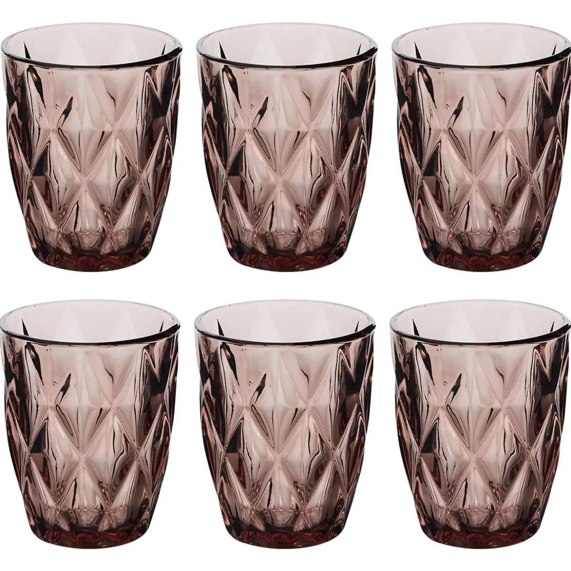 Lot de 6 gobelets bas "Lea"