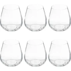 Lot de 6 gobelets bas  "Lena"