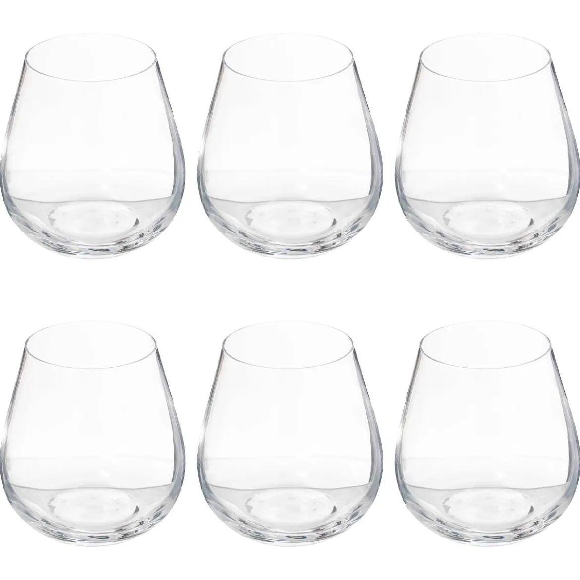 Lot de 6 gobelets bas "Lena"