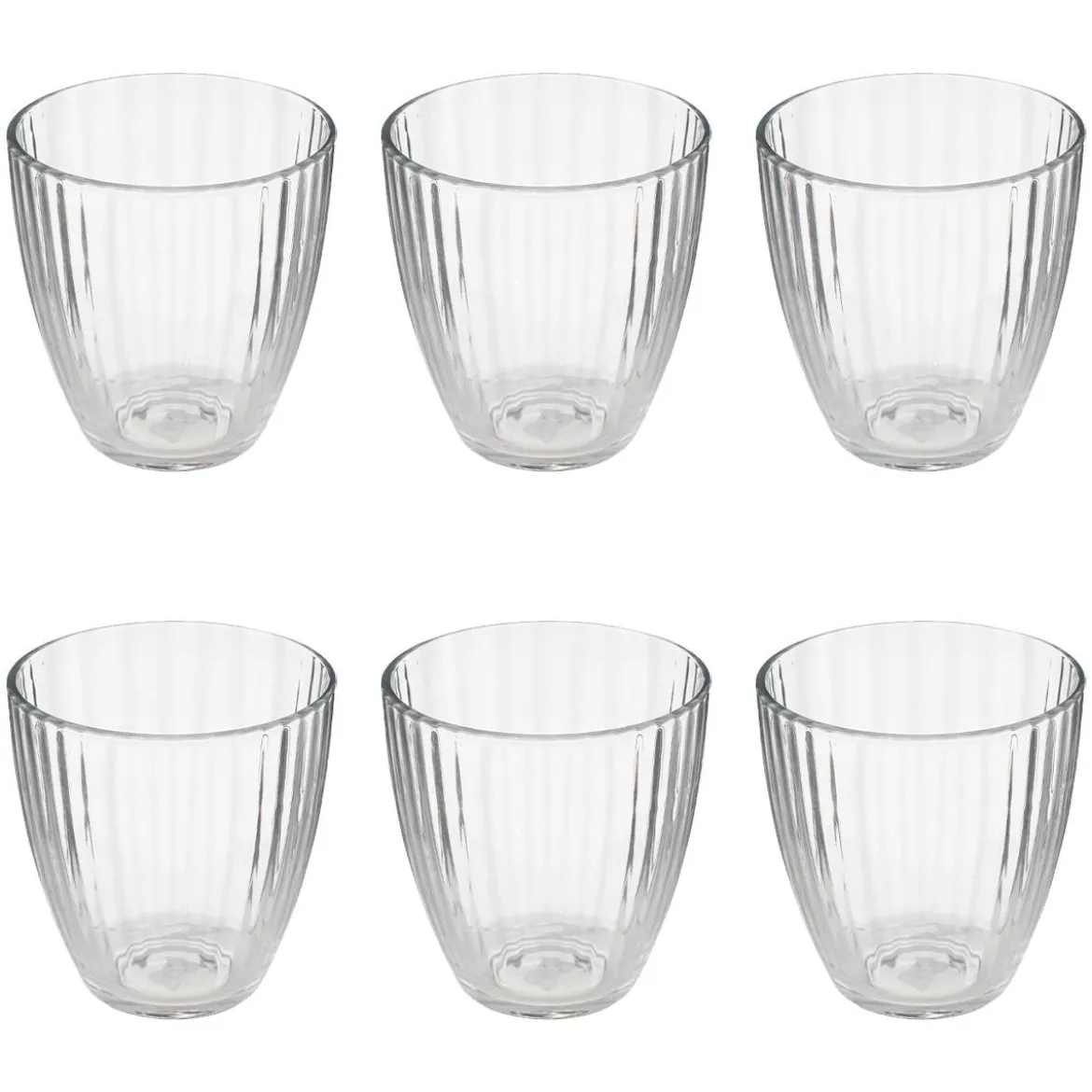 Lot de 6 gobelets bas "Mathe'Eau"