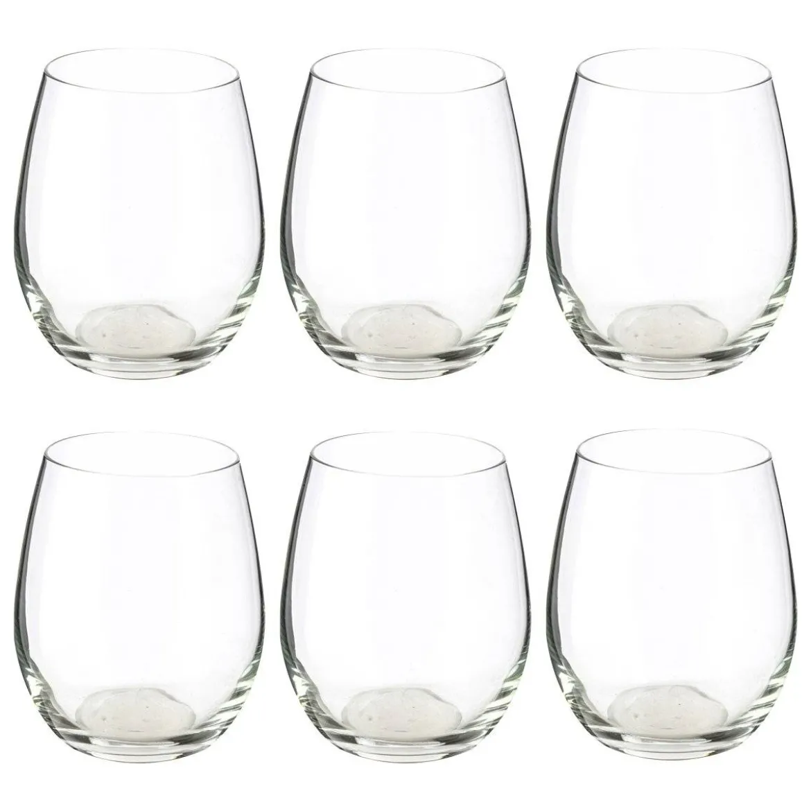 Lot de 6 gobelets bas "Orpea"