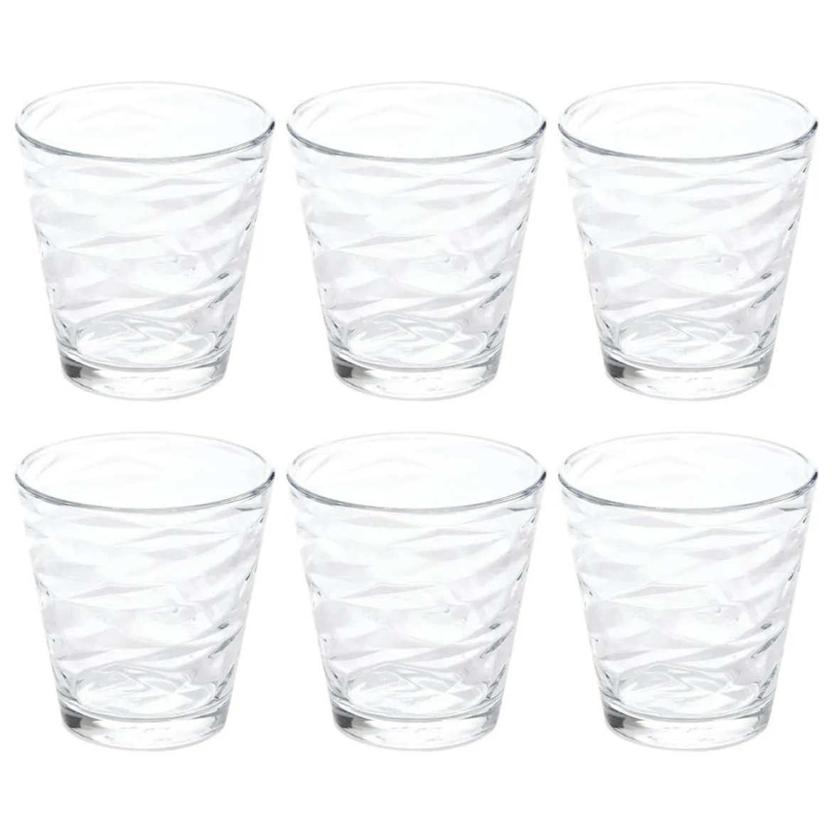 Lot de 6 gobelets bas "Pedr'Eau"