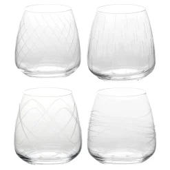 Lot de 4 gobelets bas "Talia"