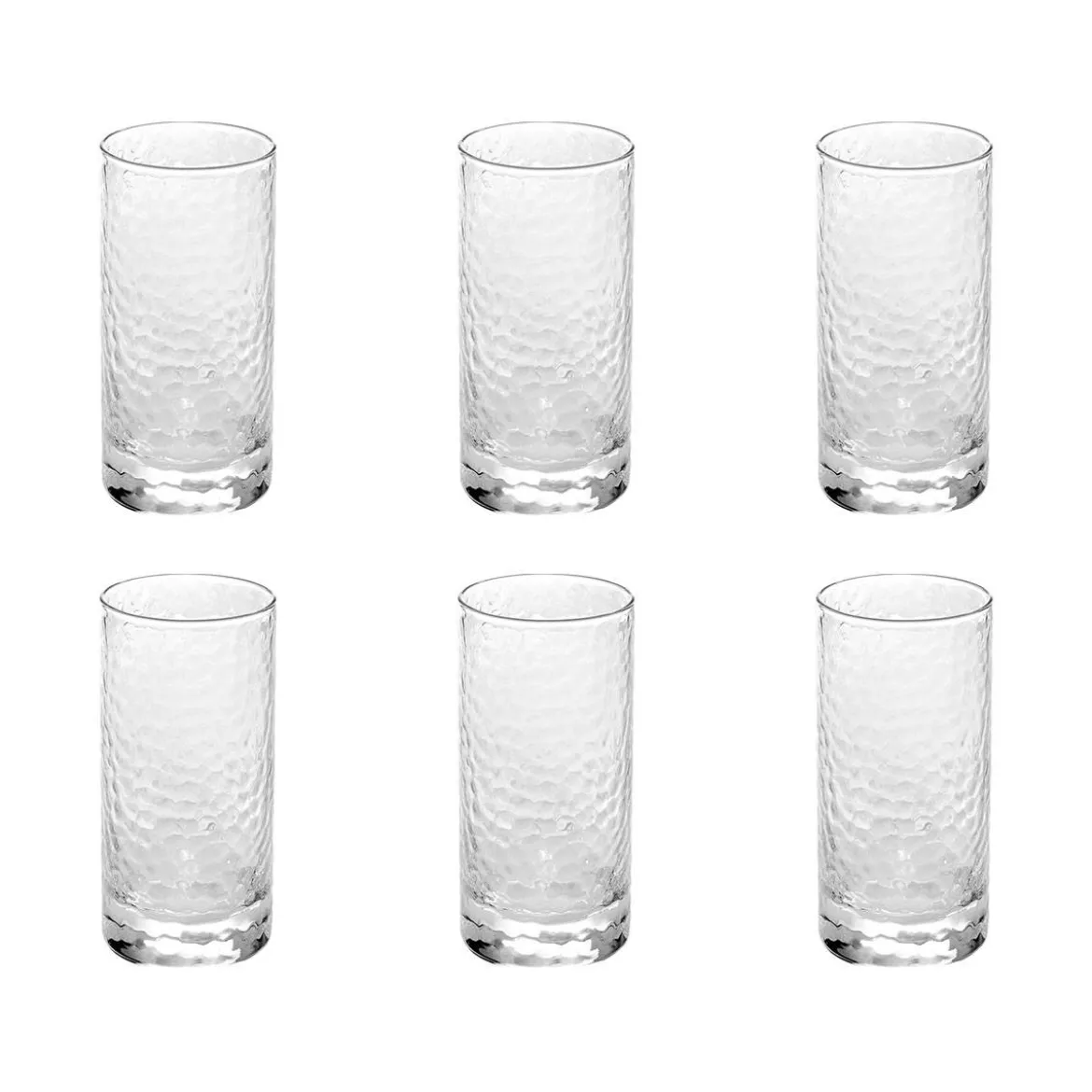 Lot de 6 gobelets haut "Celia"