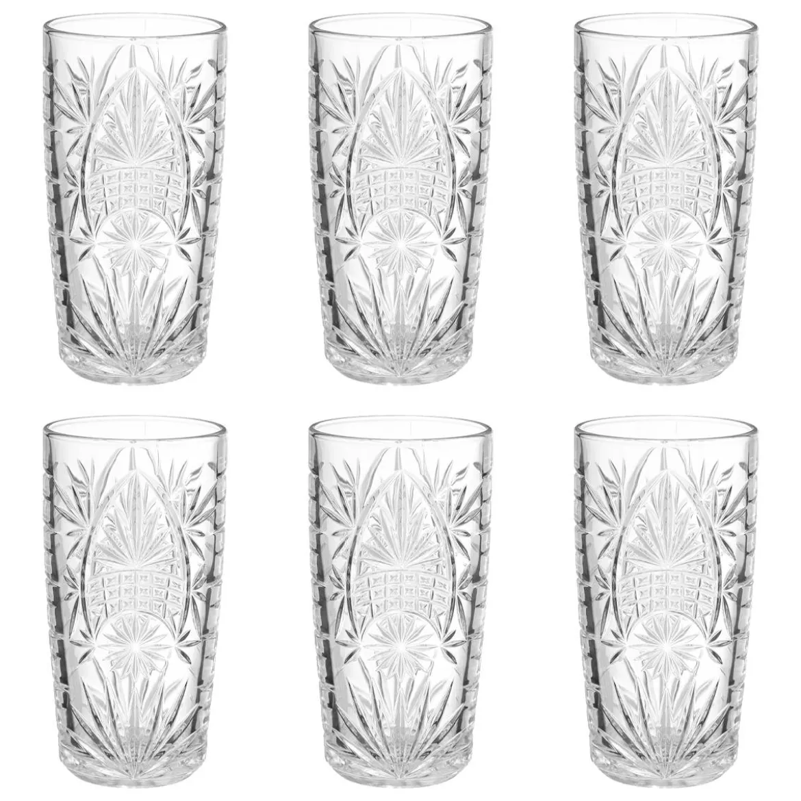 Lot de 6 gobelets hauts "Ayla"