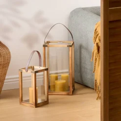 Lot de 2 lanternes 