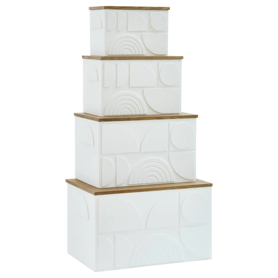 Lot de 4 malles 3D "Catalina"