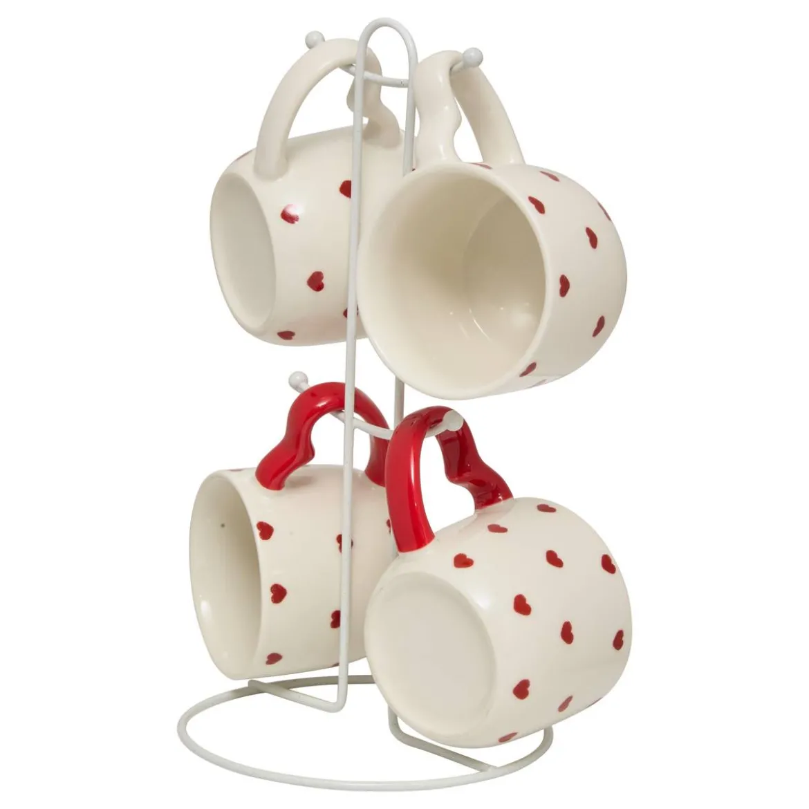 Lot de 4 mugs "Valentine"