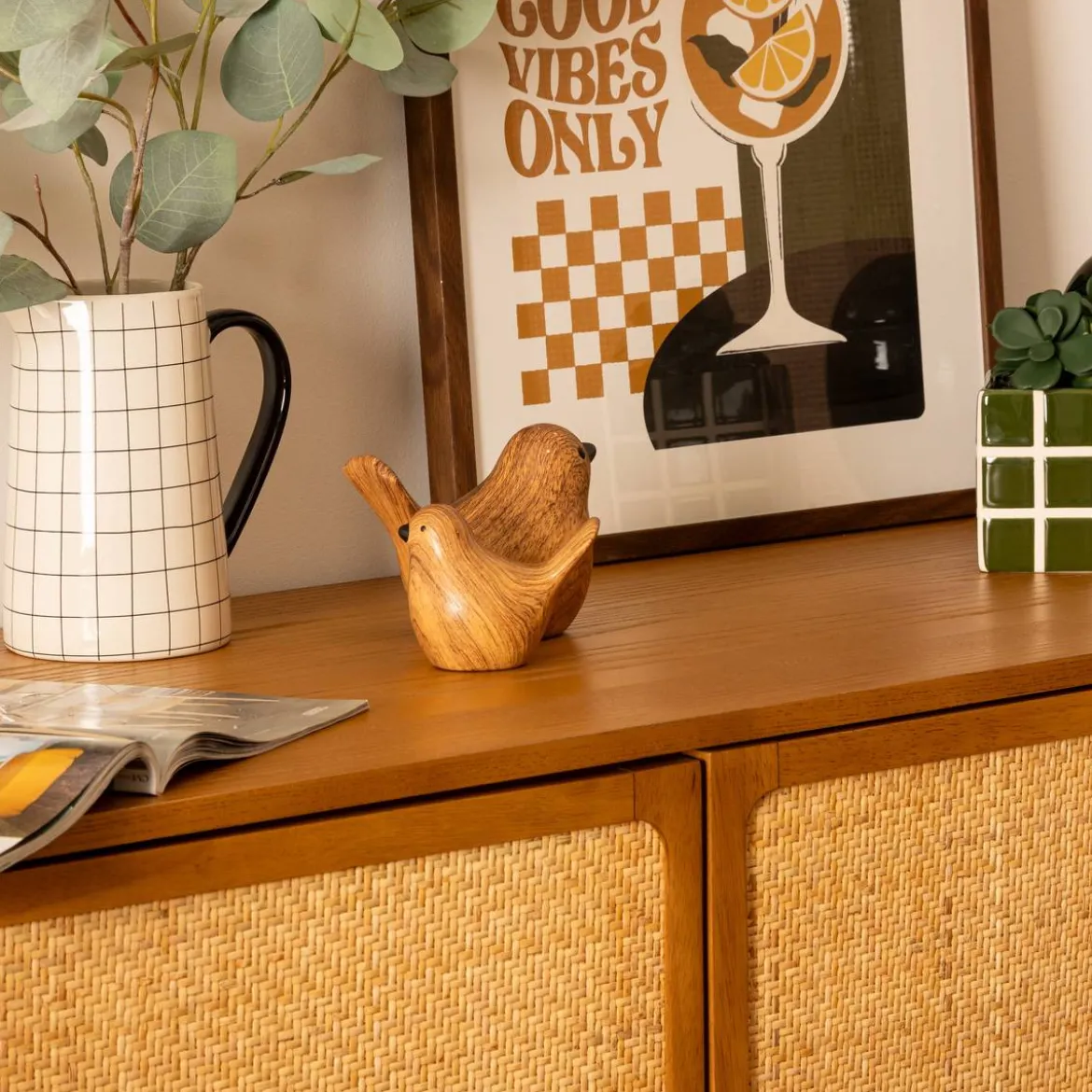 Lot de 2 oiseaux "Family corner"
