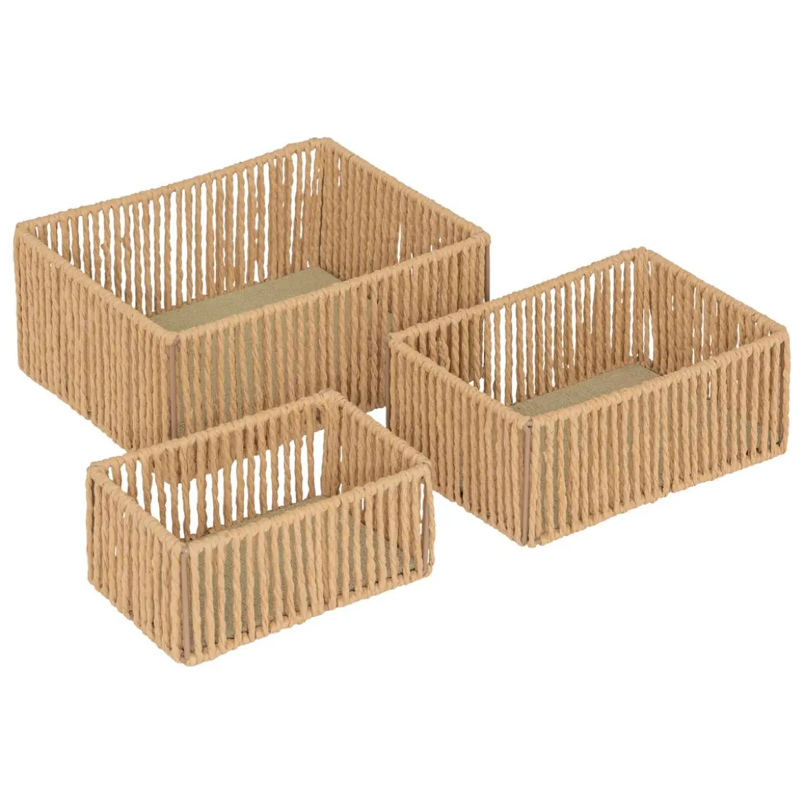 Lot de 3 paniers "Ali"