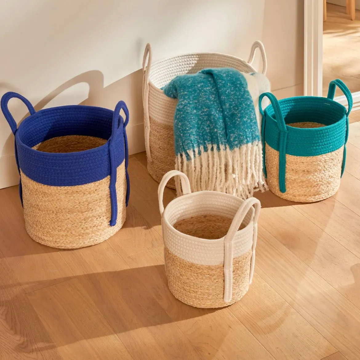 Lot de 4 paniers "Modern"