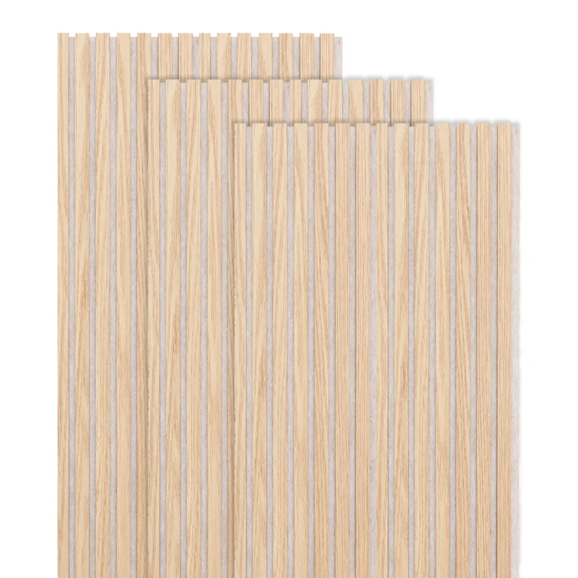 Lot de 3 panneaux décoratifs tasseaux bois "Colva"