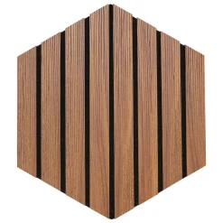 Lot de 3 panneaux décoratifs tasseaux bois Colva