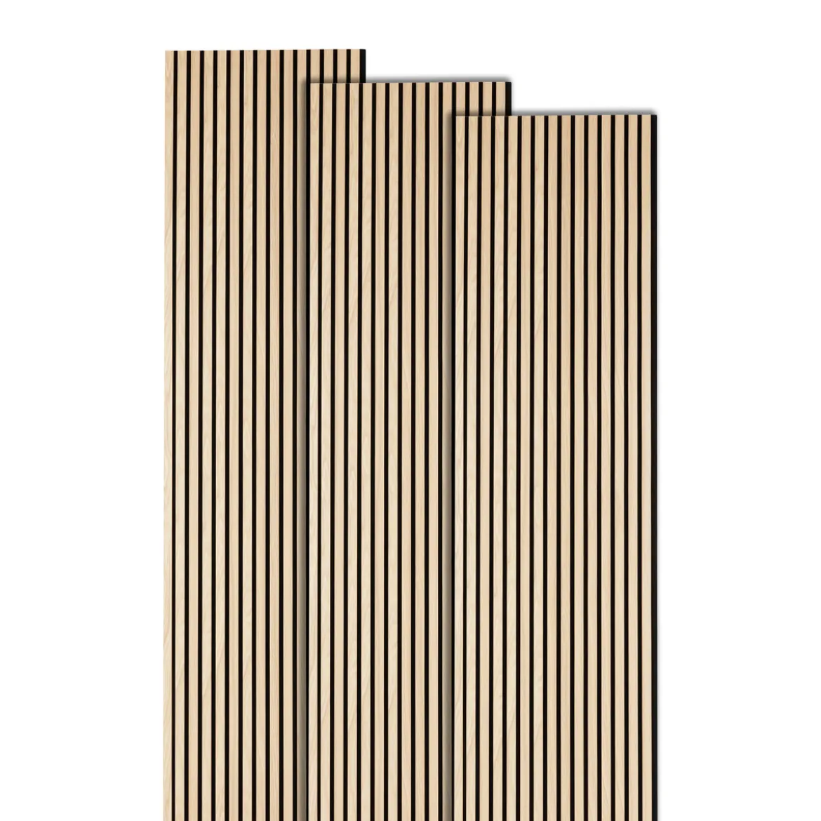 Lot de 3 panneaux décoratifs tasseaux bois Colva