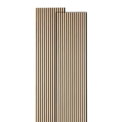 Lot de 2 panneaux décoratifs tasseaux bois Colva
