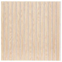 Lot de 2 panneaux décoratifs tasseaux bois