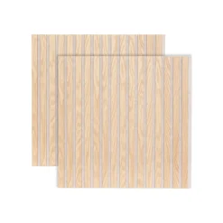 Lot de 2 panneaux décoratifs tasseaux bois