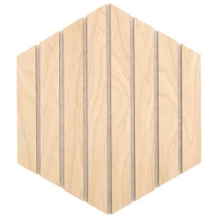 Lot de 3 panneaux décoratifs tasseaux bois Colva