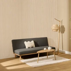 Lot de 4 panneaux décoratifs tasseaux bois