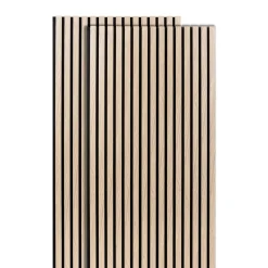 Lot de 2 panneaux décoratifs tasseaux bois Colva