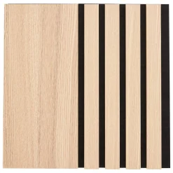Lot de 3 panneaux décoratifs tasseaux bois Colva