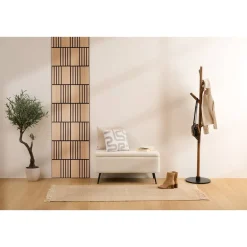 Lot de 3 panneaux décoratifs tasseaux bois Colva