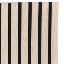 Lot de 4 panneaux décoratifs tasseaux bois Colva