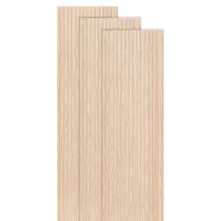 Lot de 3 panneaux décoratifs tasseaux bois 
