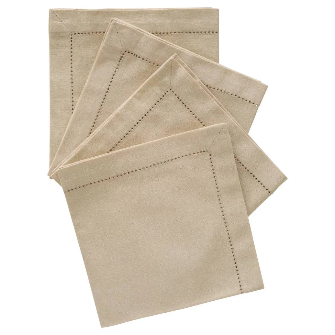 Lot de 4 serviettes de table "Jane"