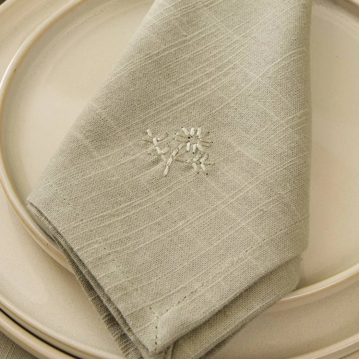 Lot de 4 serviettes de table "Joy"
