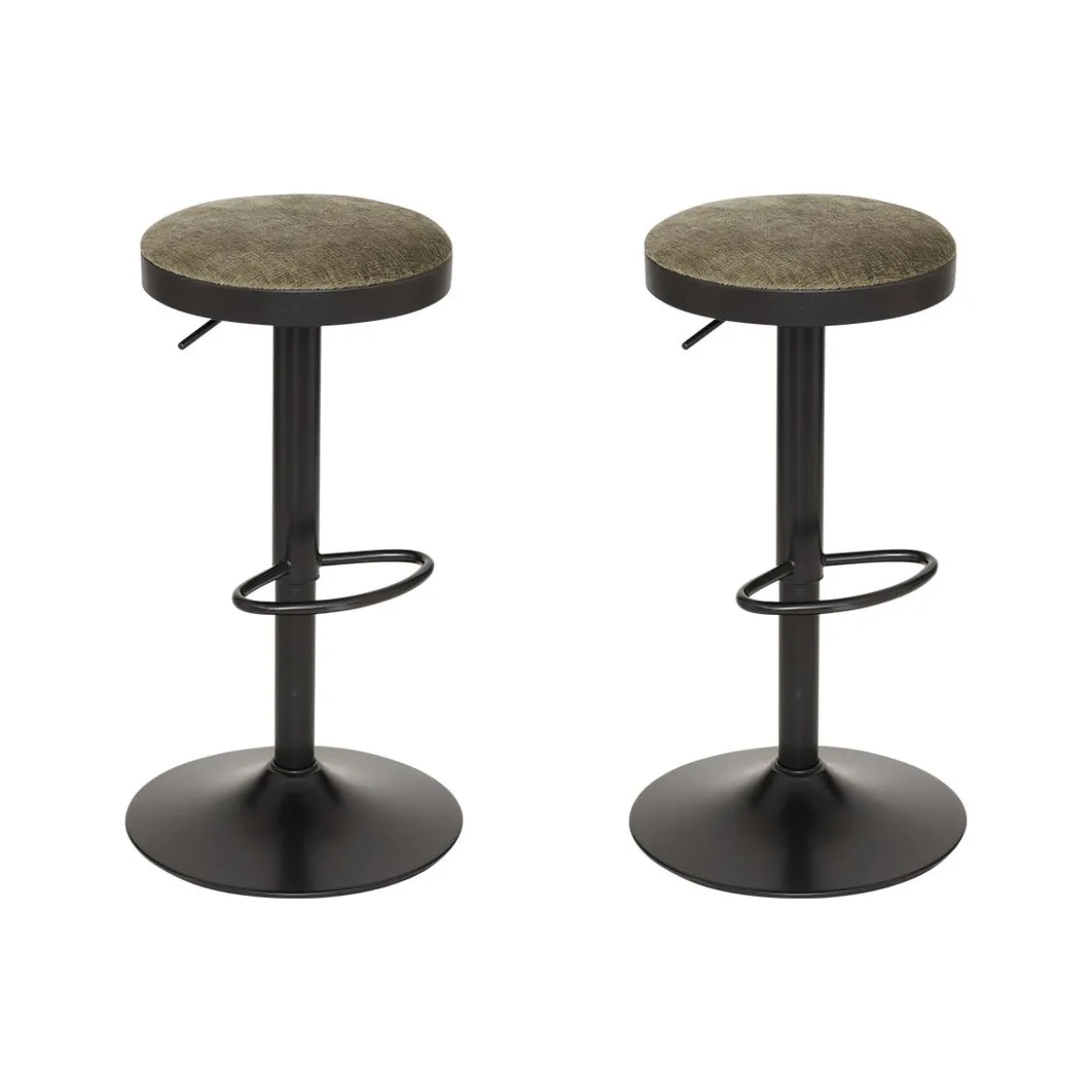 Lot de 2 tabourets de bar "Ilsa"