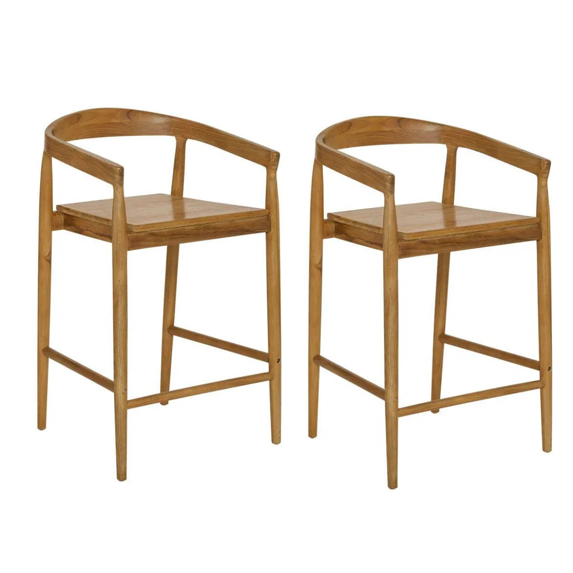Lot de 2 tabourets de bar "Miyako"