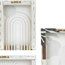 Lot de 5 toiles imprimées