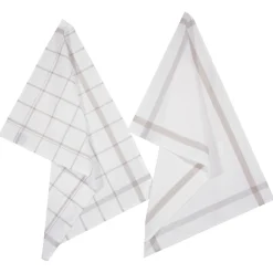Lot de 2 torchons coton