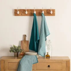Lot de 3 torchons coton