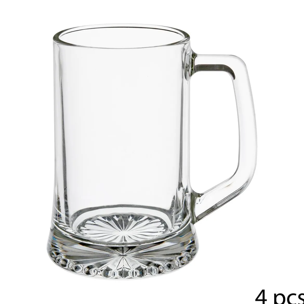 Lot de 4 verres à bière "Biere"