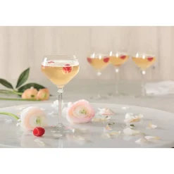 Lot de 4 verres à champagne "Champagne"
