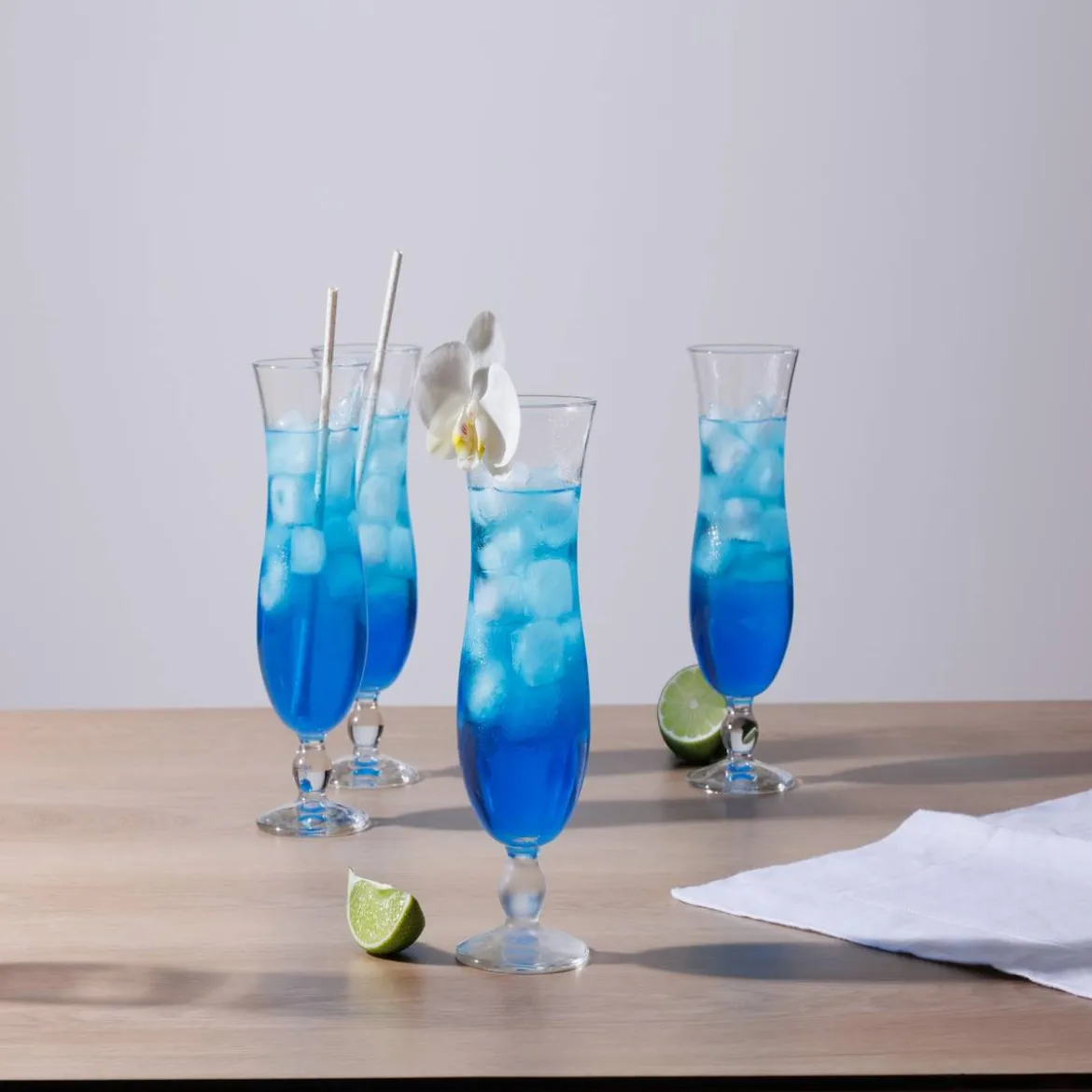 Lot de 4 verres à cocktail "Hawai"