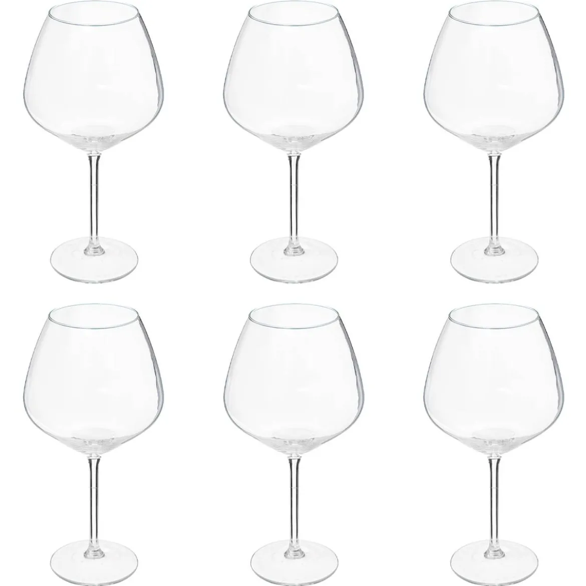 Lot de 6 verres à gin "Nora"