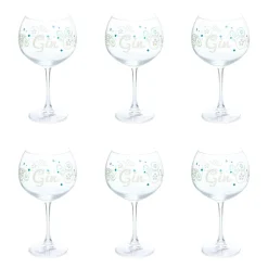 Lot de 6 verres à gin "Stella"