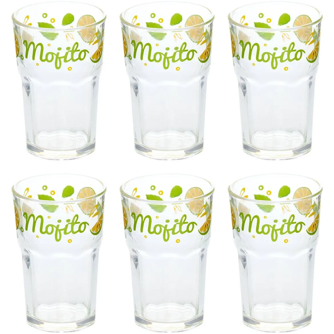 Lot de 6 verres à mojito "Stella"