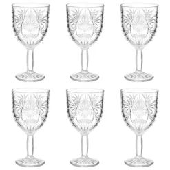 Lot de 6 verres à vin  "Ayla"