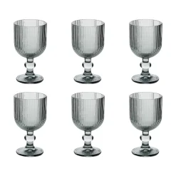 Lot de 6 verres à vin "Ema"