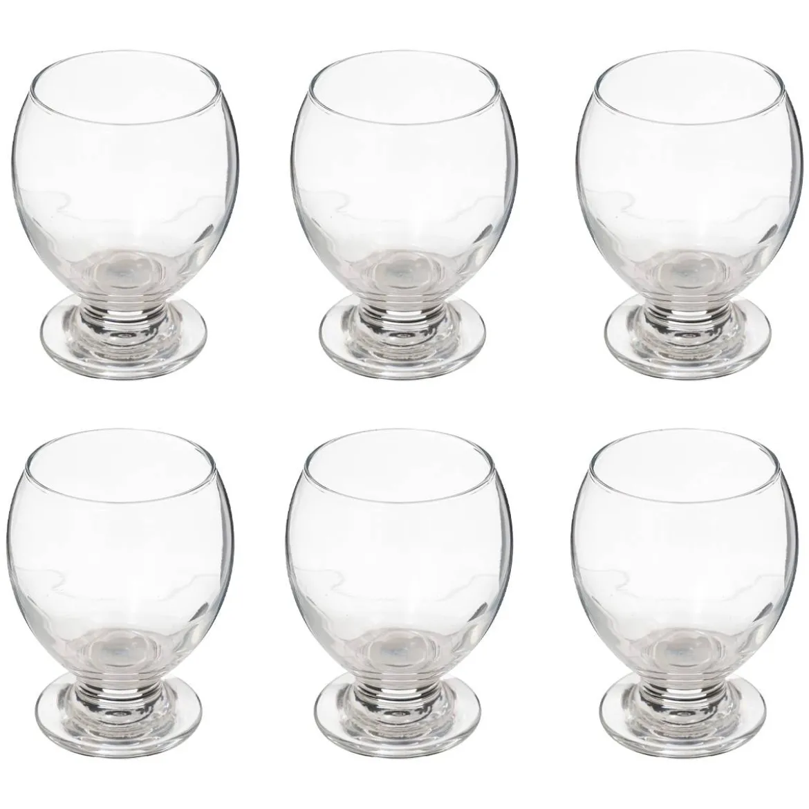 Lot de 6 verres à vin "Enric'Eau"