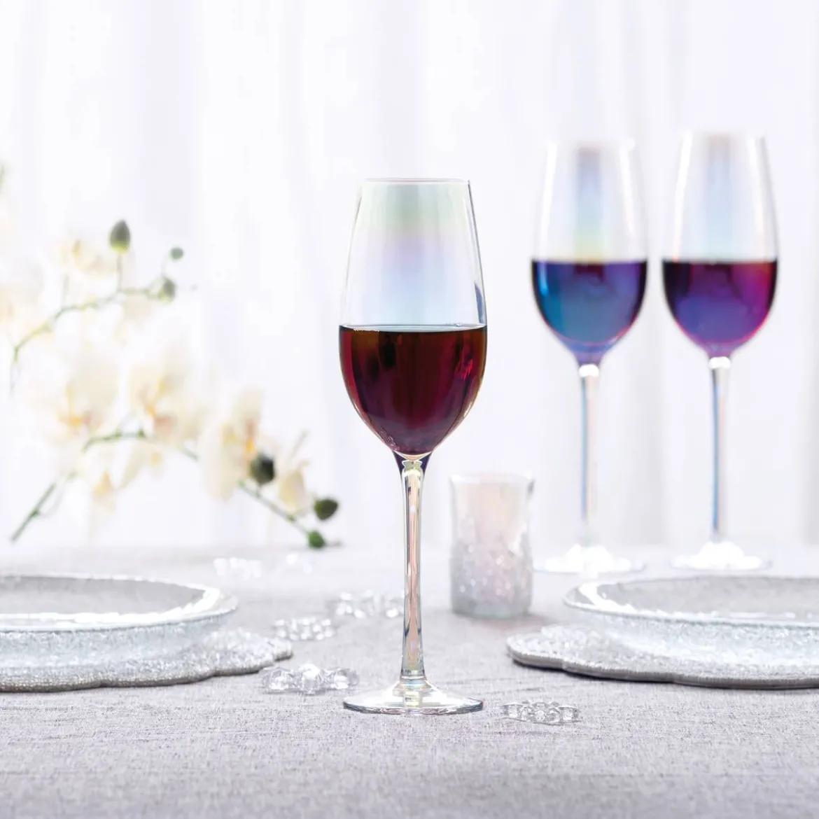 Lot de 6 verres à vin "Fantasy"