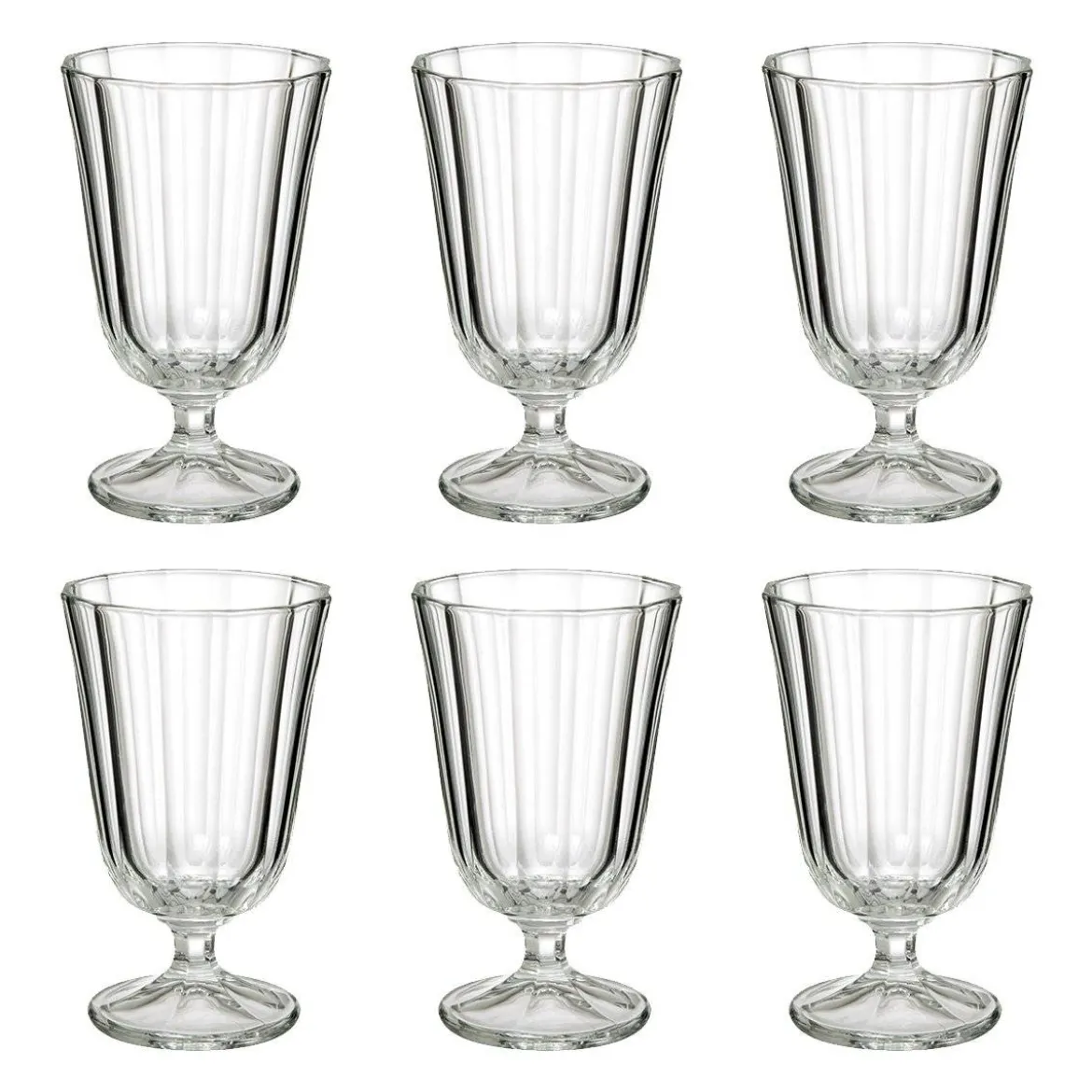 Lot de 6 verres à vin "Julia"